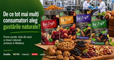 BivoFruit: De ce gustările naturale devin tot mai populare în Moldova Ⓟ