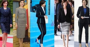 Майя Санду рассказала, как выбирает свои наряды и кто ей помогает. Фото: Point.md