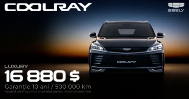 Geely Coolray — lider în clasa sa, cu o garanție de 10 ani / 500.000 km Ⓟ