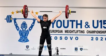 Gabriela Danilov și Nicolae Chihai, vicecampioni europeni U17 la haltere