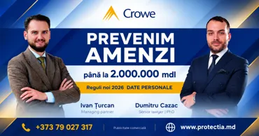Crowe: Amenzi de până la 2% din cifra de afaceri: sunteți pregătiți? Ⓟ