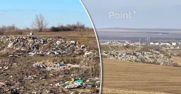 Поля вблизи сел Суслены и Маркауцы завалены отходами