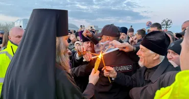 Благодатный огонь из Иерусалима доставлен в Молдову