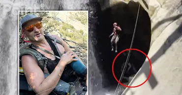 Un bărbat din SUA a rămas blocat în spatele unei cascade și a supraviețuit două zile în condiții extreme