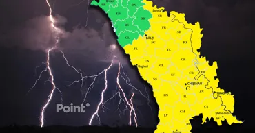 В Молдове объявили метеопредупреждение из-за ливней с грозами