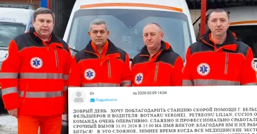 В Бельцах бригада скорой помощи спасла жизнь 62-летнему мужчине