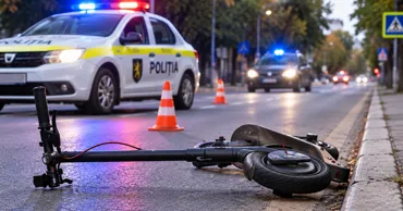 В Тараклии автомобиль сбил 12-летнюю девочку на самокате