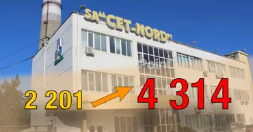 CET-Nord просит почти вдвое повысить тариф на отопление в Бельцах