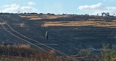 Incendiu de proporții în raionul Râbnița. Flăcările au afectat circa 25 de hectare