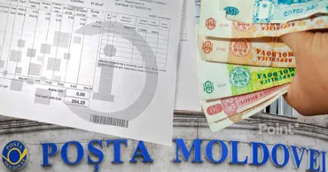 Оплата коммунальных счетов станет дороже через "Почту Молдовы": 4,50 лея за квитанцию