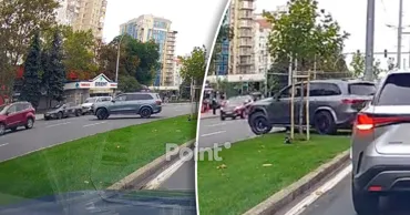 В Кишиневе водителя Mercedes лишили прав за максимальное число штрафных баллов
