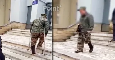 В Кишиневе полиция разоблачила лжеинвалида, занимавшегося попрошайничеством