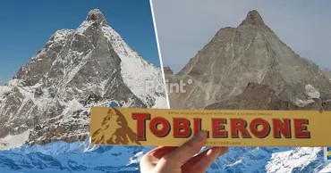 Известная гора с упаковки Toblerone осталась без снега и льда из-за жары