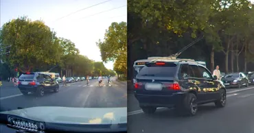 O femeie, la un pas de a fi lovită pe trecerea de pietoni: Șoferul a trecut la roșu