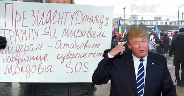 Участники митинга в Комрате просили Трампа "сохранить суверенитет Молдовы"