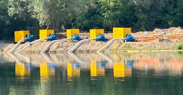 Переданные Кишиневу насосы установили на водозаборе в Вадул-луй-Водэ