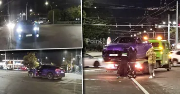 ДТП с участием Lamborghini в столице: момент столкновения попал на видео