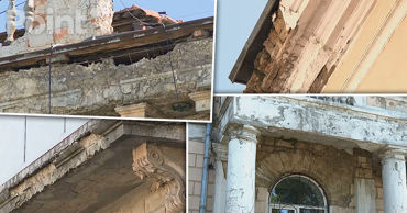 Исторические здания в Кишиневе несут угрозу для пешеходов