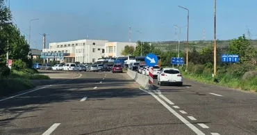 Aglomerație la vama Leușeni pe direcția de ieșire din Republica Moldova