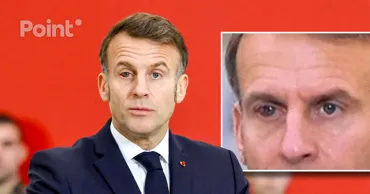 Macron, surprins în public cu ochiul roșu. Explicația Palatului Elysee