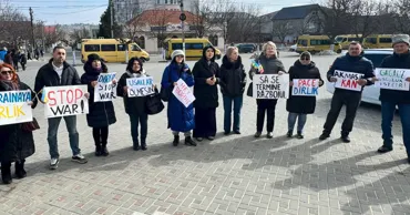 Marșul Păcii la Comrat: Locuitori din Găgăuzia au condamnat războiul din Ucraina
