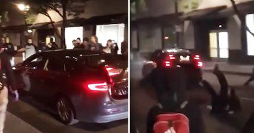 В Портленде автомобиль протаранил толпу демонстрантов. Фото: Point.md.