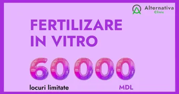 Alternativa Clinic: «Золотая акция» - ЭКО всего за 60 000 леев для 10 пар Ⓟ