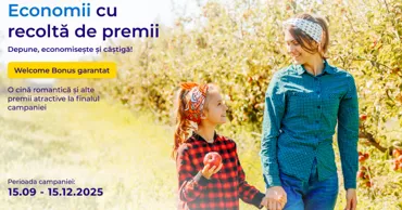 EuroCreditBank îți răsplătește încrederea: Economii cu recoltă de premii Ⓟ