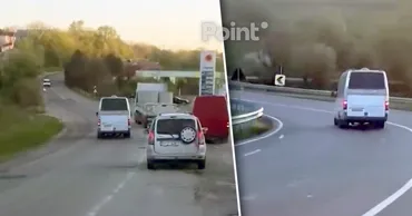 Полиция ищет водителя микроавтобуса, нарушившего несколько Правил дорожного движения