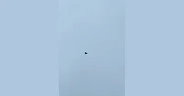O dronă a fost filmată survolând spațiul aerian din satul Drochia