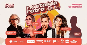 В Кишинёве любители ретро-музыки соберутся на Nostalgia Retro Night 2025 Ⓟ