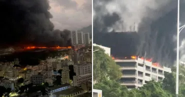 Incendiu într-o parcare multietajată cu mașini electrice BYD în China