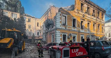 Ucraina: Clădirea Academiei de Științe, lovită de o dronă rusească. Morți și răniți