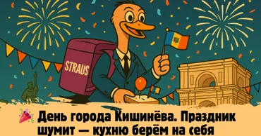 Straus: День города Кишинёва: Праздник шумит — кухню берём на себя Ⓟ