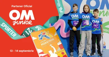 OM Junior: Susține micii alergători la Moldcell Marathon For Kids Ⓟ