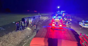 Пассажир автобуса, попавшего в ДТП в Румынии: Я проснулся от падения