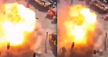 В Сети появилось видео момента смертоносного взрыва в центре Багдада. Фото: Point.md.