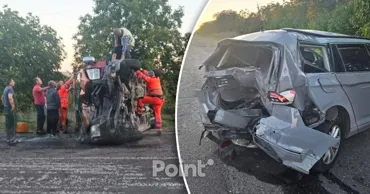 Trei persoane au ajuns la spital în urma unui accident rutier în raionul Florești