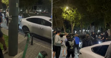 Accident în centrul Capitalei: Un șofer a lovit două mașini și a fugit