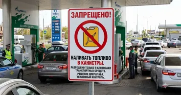 В Курской области России запретили продавать бензин в канистры