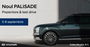 Hyundai Moldova: Prezentarea noului Hyundai Palisade va avea loc pe 5-6 septembrie Ⓟ