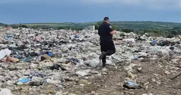 На свалке в Порумбенах обнаружили опасные отходы и румынские водительские права