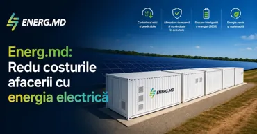 Energ.md: Cum poate o afacere să reducă costurile cu energia electrică