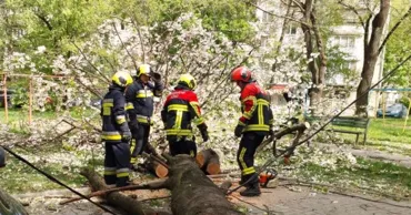 ГИЧС подвёл итоги шквалистого ветра: более 100 выездов и пострадавшие