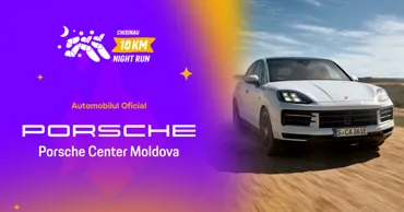 Porsche Center Moldova susține Chisinau 10 km Night Run 2026 Ⓟ