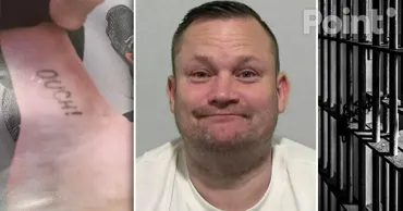 Un infractor, găsit în Marea Britanie datorită unui tatuaj amuzant pe picior