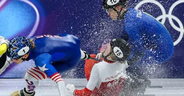 Польская шорт-трекистка получила удар коньком в лицо на Олимпиаде