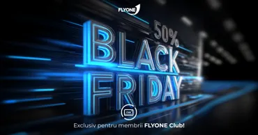 FlyOne: Toate zborurile sunt la jumătate de preț - doar astăzi Ⓟ