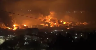 Incendiu la un depozit petrolier rus din Novorossiisk în urma unui atac ucrainean