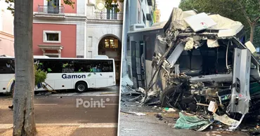 В Испании автобус врезался в здание, пострадали более 40 человек